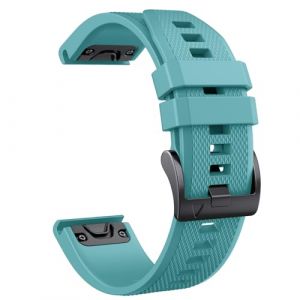 NotoCity Bracelet pour Garmin Fenix 5/6/7/7 pro/6 pro/5 plus, Bracelet Quickfit 22mm Compatible avec Garmin Forerunner 935/945/955/965, Epix Gen 2, Instinct/2, Approach S60, Quatix 5(Vert Foncé) (NotocityEU, neuf)