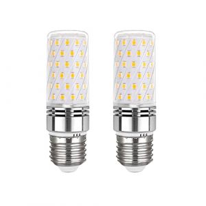 Ampoule LED E27 12W Blanc Neutre 4000K 1450LM, 84 LEDs, &Eacute;quivalent Lampe Halog&egrave;ne E27 100W, AC 220V, Ampoule LED Mais E27 Neutre pour Plafonnier, non-dimmable, lot de 2 (Akynite FR, neuf)