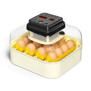 Chalixion Couveuse oeuf automatique pour 16 œufs, Couveuses poussin avec retournement automatique, contrôle de l'humidité et de la température, Incubateur oeuf automatique Mire Oeuf Intégré (CHANCHAN MARKET, neuf)