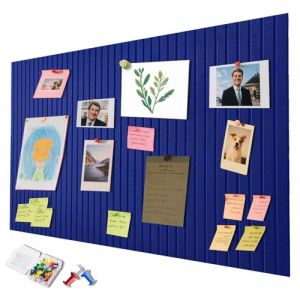 Tableau Liege Mural, 60 x 40 cm Tableau d'affichage d&eacute;coratif en feutre avec ruban adh&eacute;sif, panneau liege mural affichage photo vision board pour &eacute;cole, maison, cuisine, bureau (DGBRY, neuf)