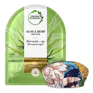 Herbal Essences Lisse Masque Capillaire + Charlotte Aloe Vera Et Chanvre 20 ml, En Association Avec Les Jardins Botaniques Royaux, Kew (Pluzen, neuf)