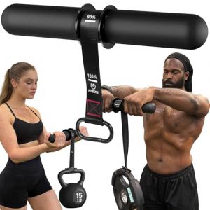 FitBeast Renfort pour avant-bras et exercice, rouleau de poignet avec poign&eacute;e plus &eacute;paisse, entra&icirc;neur avec sangle r&eacute;glable &ndash; Id&eacute;al pour la force de pr&eacute;hension, le renforcement musculaire, la (XiangWang Ltd., neuf)
