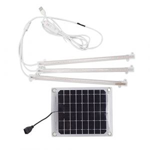 Lampe Solaire Plante, Lampes de Culture à LED, Lampe Chauffante à énergie Solaire, Élève Lumière LED Plante Élève Bande Lumineuse, pour Balcon Serre Herbes Légumes Fleurs(30W) (Vasting, neuf)