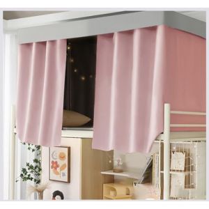 Rideau Occultant de Lit Superposé Baldaquin Ciel de Lit Epais Rideau de Lit Mezzanine Anti-Poussière Anti-Insectes pour Dortoir d'Étudiants Tente de Lit Cabane Surélevé/Mi-hauteur Couvre-lits 1.35*2M (Xinxiang Optics, neuf)