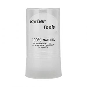 Bâtonnet d'alun après-rasage, bâton apaisant pour la peau, pour les coupures et les entailles du rasoir, bloc de pierre d'alun portable et facile à transporter, 92 g (Haedaxua, neuf)