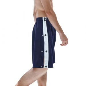 Pantalon de R&eacute;&eacute;ducation pour Homme sur Le C&ocirc;t&eacute; Shorts et Bermuda Pantacourt Taille &Eacute;lastiqu&eacute;e Short de Plage avec Boutons-Pression Short de Sport L&eacute;ger Bermuda Homme d'&eacute;t&eacute; Vacances Et Plage (NiceYear, neuf)
