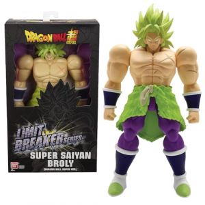 BANDAI - Dragon Ball Super - Figurine G&eacute;ante Super Limit Breaker 33 cm - Super Saiyan Broly du Film - Licence Officielle Dragon Ball - Grande Figurine articul&eacute;e Broly - Jouet Enfant 4 Ans et + -36237 (Ponera, neuf)