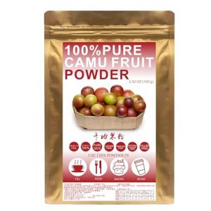 Plant Gift 100% Pure Camu Fruit Powder 卡姆果粉 Poudre alimentaire naturelle, non g&eacute;n&eacute;tiquement modifi&eacute;e, sans gluten 100g/3.52oz (PlantGift, neuf)