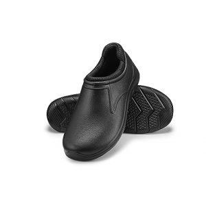 ESTRO Sabot Jardin Homme Clogs - Chaussures Jardin Femme Sabot de Jardin Homme Clogs Homme Sabot Plastique Femme K040S (44 EU, Noir) (ESTRO&trade;, neuf)
