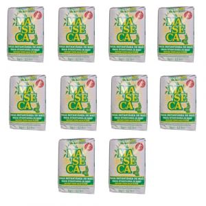 Farine de maïs Maseca du Mexique pour tortillas, 1 kg x 10 - Harina de Maiz, sans gluten, idéale pour les tamales, tacos et gorditas - Masa Harina authentique pour la cuisine mexicaine (Masala Wala, neuf)