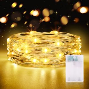 CandLuc Guirlande Lumineuse &agrave; Piles, 2M 20LEDs Mini Guirlande Led avec Minuterie &Eacute;tanche Guirlande pour Bouteille Chambre No&euml;l Halloween Mariage F&ecirc;te Jardin Pot Mason Maison (SUSUWang1300, neuf)