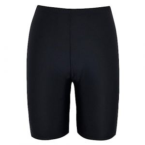 Maillot De Bain Short Long Femme 1 Pieces Grande Taille,Legging de Bains Femme Short de Bain Long Femmes Plage Shorty d'&eacute;t&eacute; Bas de Sport Taille Haute Pantalon De Natation pour Surf Plage (GUnakd, neuf)