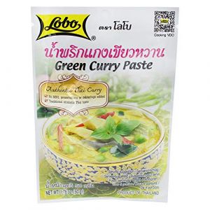 Pâte de Curry Vert Thai Traditionnel - LOBO 50 g (bick.shop, neuf)