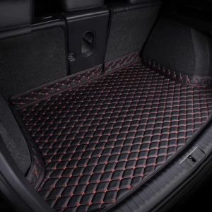 RuiYiL Cuir Tapis Coffre Voiture pour Audi Q2 Q3 Q4 Q5 Q7 Q8 SQ2 SQ5 SQ7 SQ8 RS-Q3 RS-Q8 TFSI, Moquettes Trunk Mat Tapis Anti-Rayures AntidéRapant Imperméable Coffre Tapis Accessoires (suiyueheng, neuf)