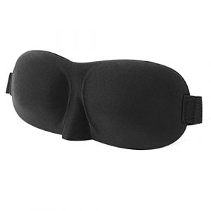 Masque de sommeil pour dormeur latérale, masque oculaire Couverture œil légers bloquant un tampon oculaire de sommeil somnolent soft 3D pour les hommes (Jibingstore, neuf)