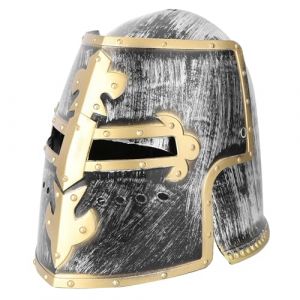 HEMOTON Casque Gladiateur Romain L&eacute;ger pour Cosplay et F&ecirc;te Chapeau Costume Soldat M&eacute;di&eacute;val D&eacute;coratif pour Carnaval et Mascarade (Heather Healy, neuf)