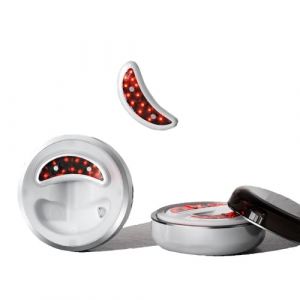 EMS Appareil de Massage Oculaire avec Lumière Rouge – Massager Électrique Contour des Yeux Anti-Cernes & Poches, Dispositif Beauté Rechargeable pour Femmes (LiaFu, neuf)