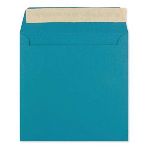 Gl&uuml;xx Agent Enveloppes carr&eacute;es avec fermeture adh&eacute;sive, 155 x 155 mm/15,5 x 15,5 cm (Gl&uuml;xx-Agent GmbH, neuf)