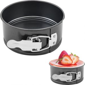 Moule &agrave; Charni&egrave;re,10 cm Moule &agrave; G&agrave;teau Rond,Moule a Charlotte,Cercle a Patisserie,Moule Gateau avec Fond Amovible,Moule a Cake,pour les g&acirc;teaux,pizzas et cr&ecirc;pes (4 inch) (CTCEHL, neuf)