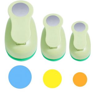 UCEC Lot de 3 perforatrices à motif de cercle de différentes tailles – Perforatrices rondes, perforatrices en papier, perforatrice circulaire pour la fabrication de cartes, le scrapbooking et le (kebaohuanbaokj, neuf)