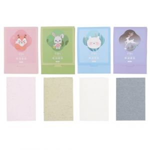 Ipetboom Papier Buvard pour Huile du Visage 400 Pcs Feuilles Absorbantes Matifiantes pour Peaux Grasses et Mixtes Tissu Buvard Sp&eacute;cial Contr&ocirc;le Brillance Usage Quotidien Femme (Cowan Micro, neuf)