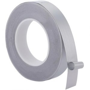 GORGECRAFT 50mX25mm Ruban Miroir Métallisé Moulure Argentée Garniture Murale Autocollante pour Papier Peint Bordure de Carrelage Autocollant de Couture Bandes D'Étanchéité pour Plafond, Carrelage (GORGECRAFT FR, neuf)