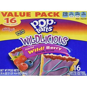 Kellogg's Pop Tarts NEW Wildlicious Frosted Wild! Berry 16 Count by Kellogg's (Treatspree, neuf)