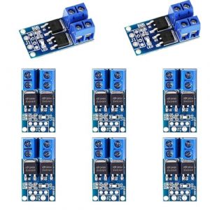 Lot de 8 modules de commande à déclenchement FET DC 5 V-36 V 400 W FET Dual Mosfet Module pilote double haute performance Module PWM pour Ar-duino (Mohicans, neuf)