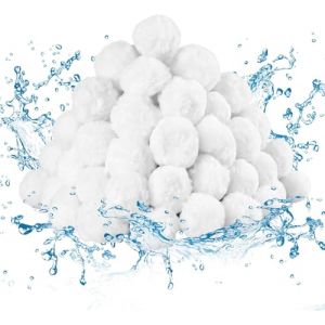 BTONGE Balles filtrantes pour Piscine 1400 g, balles filtrantes pour systèmes de Filtration à Sable, Remplacement de 45 kg de Sable filtrant, Sable de Quartz, balles filtrantes réutilisables (szsufeiyang, neuf)