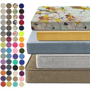 Homesally Coussin de Banc sur Mesure, Coussin de Si&egrave;ge Banc Imperm&eacute;able Antid&eacute;rapant, pour Int&eacute;rieur, Ext&eacute;rieur, Balancelle et Terrasse,Dicke 10CM (TaiYuanYiHeMaoYiYouXianGongSi, neuf)