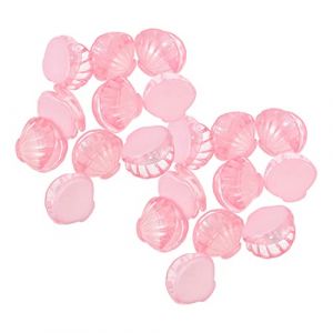 Veemoon 20 Pièces Épingle à cheveux en nacre Halloween brillant Bricolage adultes accessoires de cheveux coquillage coquilles de cheveux pinces à cheveux coquillage résine rose (lucy Liu, neuf)