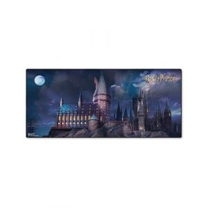 Harry Potter Tapis de souris XXL Poudlard la nuit | Sous-main de jeu officiel 80 &times; 36 cm | Dessous antid&eacute;rapant & surface lisse &ndash; Design ch&acirc;teau de Poudlard (Close Up GmbH, neuf)