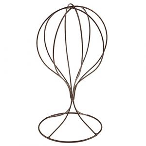 perfk Support D'affichage de Stockage de Chapeau de Chapeau En Métal Perruques de Cheveux Outil de Support D'étagère de Support, Bronze (perfk, neuf)