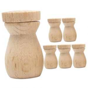 LOLIPPYY Pendentif Diffuseur D'huiles Essentielles En Bois 6 Pi&egrave;ces Diffuseur De Parfum Pour Voiture Design Unique Facile &agrave; Utiliser Bricolage Accessoire D&eacute;coratif (altituyse, neuf)