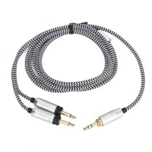 C&acirc;ble Audio pour Casque Focal Elegia/Glear MG/Celestee/Stellia/Elear/Clear/Radiance, C&acirc;ble Audio 3,5 Mm 130 Cm Plug and Play (Cuifati, neuf)