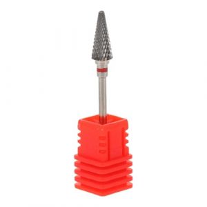 BIUDECO Foret pour Perceuse à Ongles Professionnel Carbure de Tungstène Embout Conique Forme de Parapluie pour Polissage et Retrait Cuticules et Précis pour Manucure et Pédicure (XUETN, neuf)