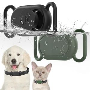 Lot de 2 supports de collier de chien pour Galaxy Smarttag2, coque étanche en silicone pour animal domestique, chat, anti-perte, résistante aux rayures, accessoire de protection pour Samsung Galaxy (SkyArmor FR, neuf)