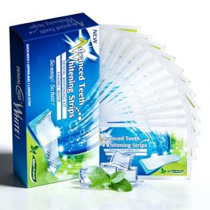 Soodyoow Blanchiment Dentaire, Bandes de Blanchiment des Dents, 14 Ensembles 28pcs Bande Blanchiment Dentaire, Kit de Blanchiment des Dents Efficace &agrave; Domicile (Tokhui, neuf)