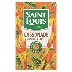 SAINT LOUIS - Cassonade Étui 1Kg Bec Verseur - le Lot De 4 (Conseil & Négoce Européen, neuf)