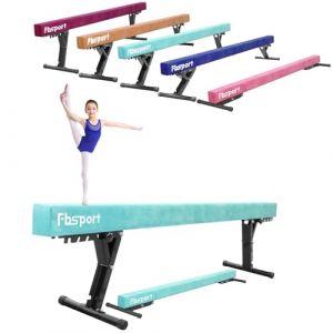 FBSPORT Poutre Gymnastique Pliable réglable 244cm, Gymnastique Poutre 5 Hauteur réglable Haute et Basse Poutre de Plancher Haute stabilité Enfants Gymnase Pratique équipement d'entraînement (Yoyikty, neuf)