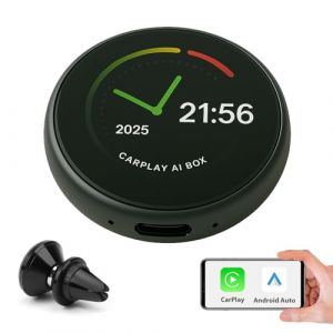 Sunweyer SW18 Adaptateur CarPlay sans fil Android 13 AI Streaming Box, Android Auto compatible avec BMW iDrive 6-9 (2018+) 4 Go de RAM 64 Go, double Wi-Fi, 4G SIM, Netflix et YouTube en voiture (Sunweyer, neuf)