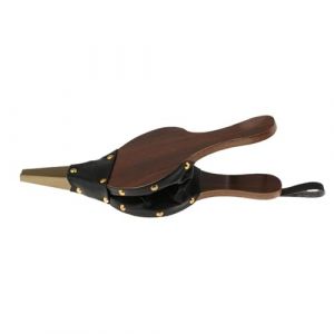 Zunishaone Souffleur de feu - Soufflet manuel en bois massif pour barbecue et chemin&eacute;e | Accessoire robuste et pour attiser les braises, souffleur d'air puissant avec poign&eacute;es ergonomiques (Qiyu0118E, neuf)