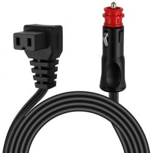 Cable Glaciere pour Réfrigérateur de Voiture 12V/24V Câble Allume-Cigare 2M Câble pour Prise Cigare pour Alpicool Mobicool Dometic ICECO Camping Gaz Famille Voyage - Noir (LINYANYANG, neuf)