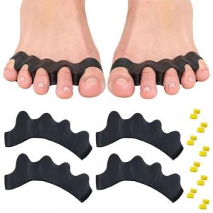 EIHI 2 Paires Correcteur Hallux Valgus & Séparateur Orteil, Hallux Valgus, Séparateur D'orteil, Écarteur Orteil Silicone Alignement Orteils Croisés Unisexe (EIHI, neuf)