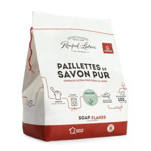 Rampal Latour - Paillettes de savon pur pour le linge - 1.5Kg (Verveine) (RAMPAL LATOUR, neuf)