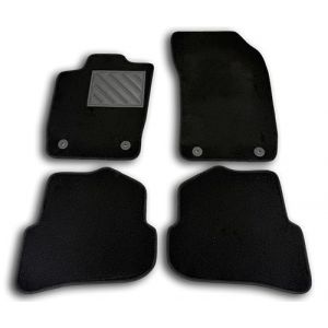 Tapis de Sol pour Audi A1 8X à partir de 2010-2018 sur Mesure, antidérapant, Talonnette en Caoutchouc renforcé, Boutons de Fixation (MTC Automotive, neuf)