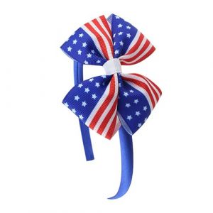 AIUPUOC Bandeau pour filles du 4 juillet - Accessoires pour le 4 juillet - Rouge blanc et bleu - Bandeau patriotique comm&eacute;moratif - Accessoires pour cheveux mignons - Accessoires pour cheveux (Fast Media Ships From USA, neuf)