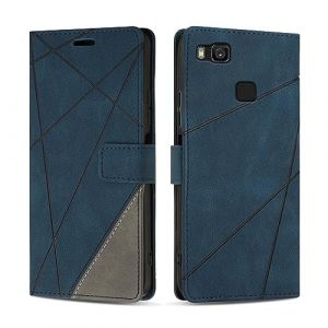 SONWO Etui Coque pour Huawei P9 Lite, Protection Housse en Cuir PU Portefeuille Livre pour Huawei P9 Lite, Emplacements Cartes, Fonction Support, Bleu (SONWO EU STORE, neuf)