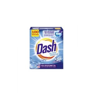 Dash Poudre fraîche des Alpes - Lessive en poudre pour vêtements frais et éclatants - 100 lavages (iqproduct, neuf)