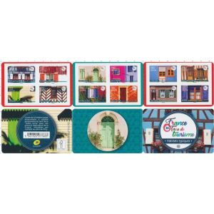 Carnet de 12 timbres 20g - Timbre Poste Autocollant Neuf – Lettre verte - Validité permanente – Timbres Poste France planche - Etiquette autocollante France - Pour colis, enveloppe bulle ... (Amrazone, neuf)